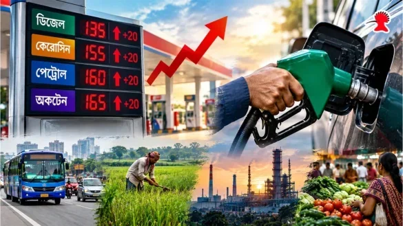 জ্বালানি তেলের দাম বাড়ায় গণপরিবহনে বাড়তি ভাড়া, নিত্যপণ্যে মূল্যবৃদ্ধির শঙ্কা