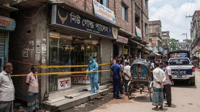 কেরানীগঞ্জে জুয়েলারি ব্যবসায়ীসহ দুজনকে গুলি, ২৫ ভরি সোনা ছিনতাই