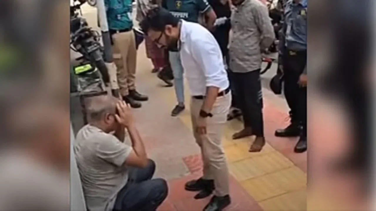 ধানমন্ডিতে ব্যক্তিকে মারধর: যুবক আটক, পুলিশ কর্মকর্তা প্রত্যাহার
