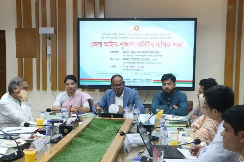 ঢাকার আইনশৃঙ্খলা ও উন্নয়ন কার্যক্রমে সমন্বয়ের আহ্বান টুকুর