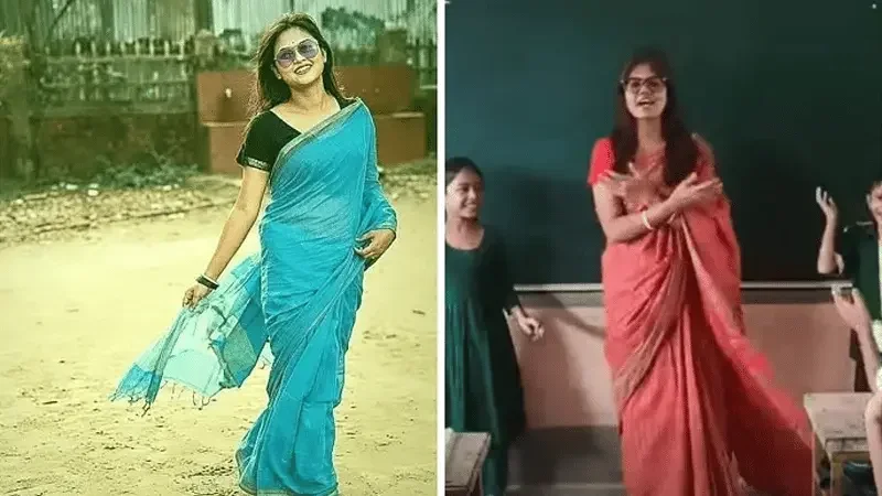 ‘শ্রাবণের মেঘগুলো’ গানে ভাইরাল, এবার জেলার শ্রেষ্ঠ শিক্ষক বিউটি রানি