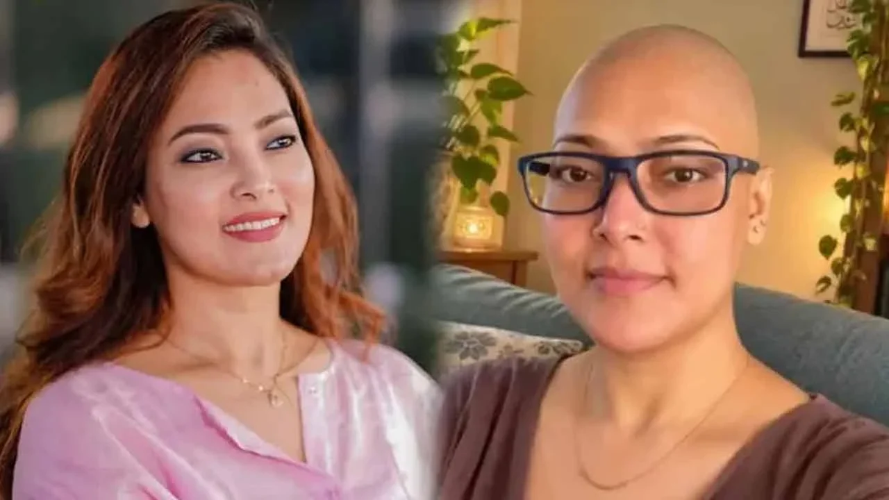 কেমোথেরাপির পার্শ্বপ্রতিক্রিয়ায় মাথার চুল ফেলে দিলেন সামিয়া