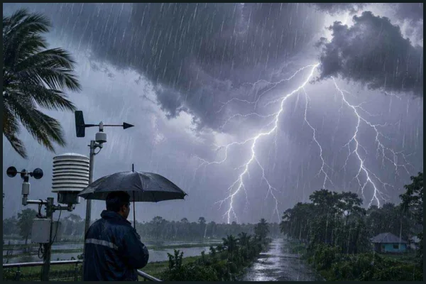 দেশের ৮ অঞ্চলে ৬০ কিমি বেগে ঝড়ো হাওয়াসহ বজ্রবৃষ্টির পূর্বাভাস