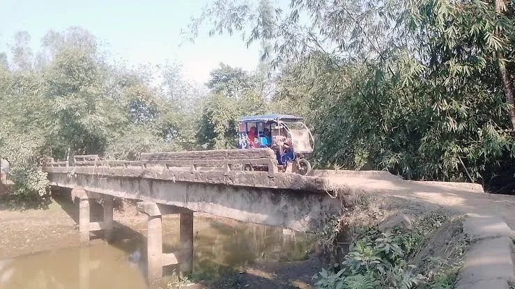 ফেনীতে জরাজীর্ণ বিরিঞ্চি সেতু, ঝুঁকি নিয়ে চলাচল করছেন ৩০ হাজার মানুষ