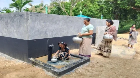 রুমার বেথেল পাড়ায় সেনাবাহিনীর ১ লাখ লিটারের ওয়াটার রিজার্ভার নির্মাণ